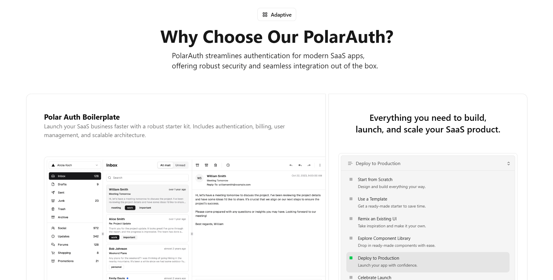Integrations and analytics screenshot